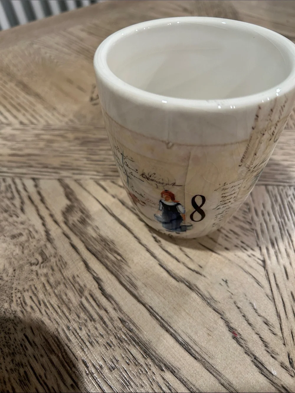 Williams Sonoma 12 Days of Christmas Mugs